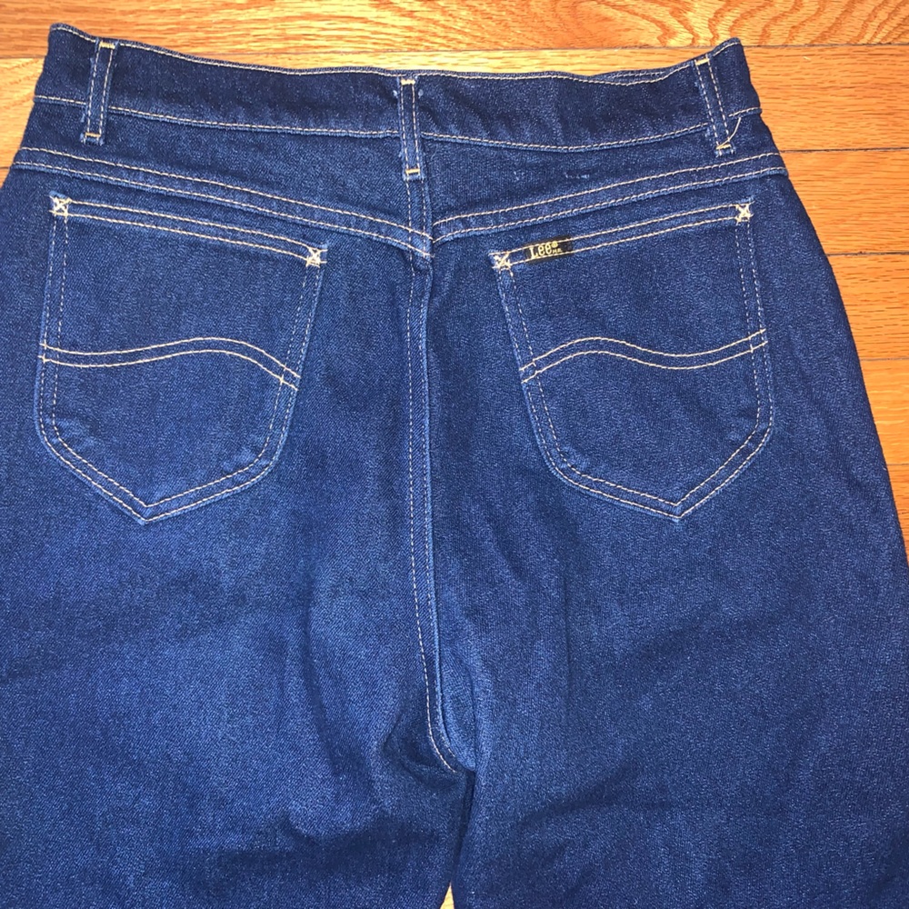 Vintage 60's 70s LEE RIDERS Selvedge Denim Sanforized Workers Union Made Jeans - Picture 4 of 10